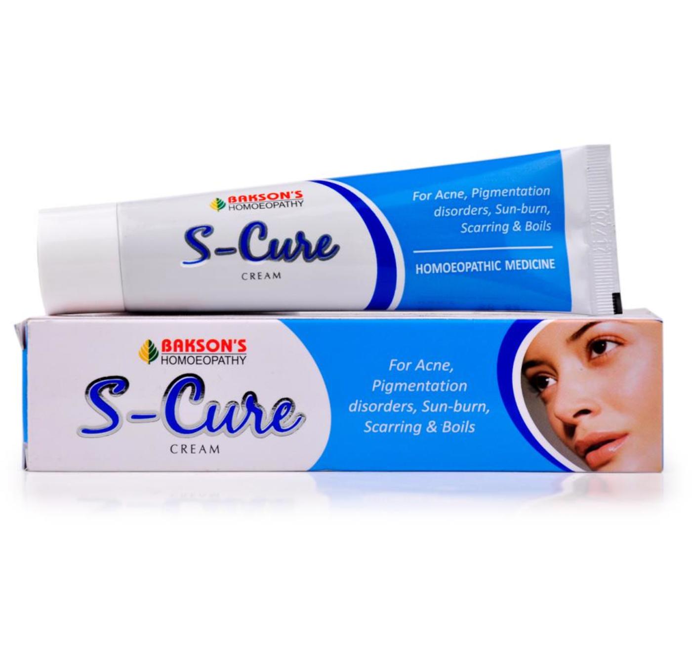 Bakson S-Cure Cream Homeopathic Medicine style=