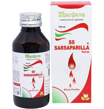 Ss Sarsaparilla Syrup Blood Impurities