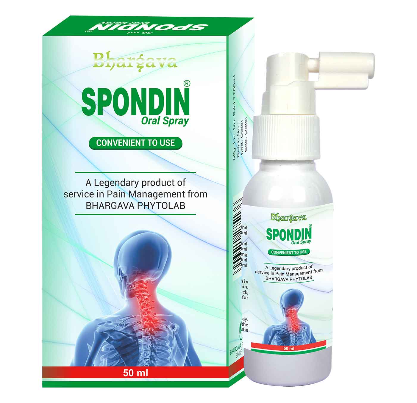 Spondin Oral Spray for Fast Neck Pain Relief style=